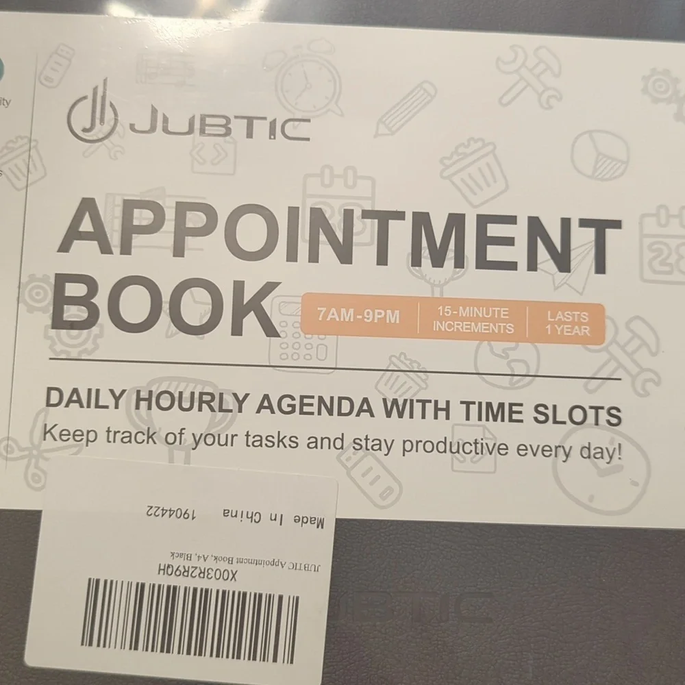 Jubtic Appointment book